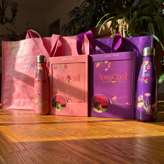 1 PINK + 1 Purple - BIBLES (Luxleather) + 1 PINK 1 Purple - BAGS + 1 PINK 1 Purple - Bottles