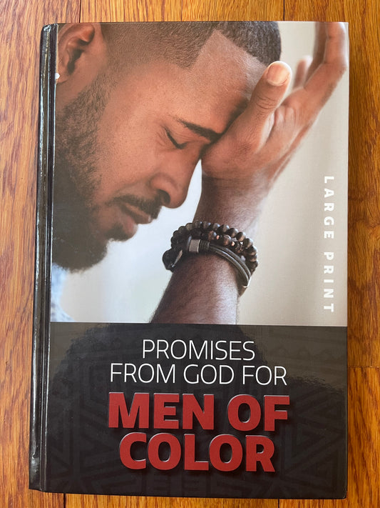 Promises from God for Men of Color - Hardcover - Large Print - Gift Edition
