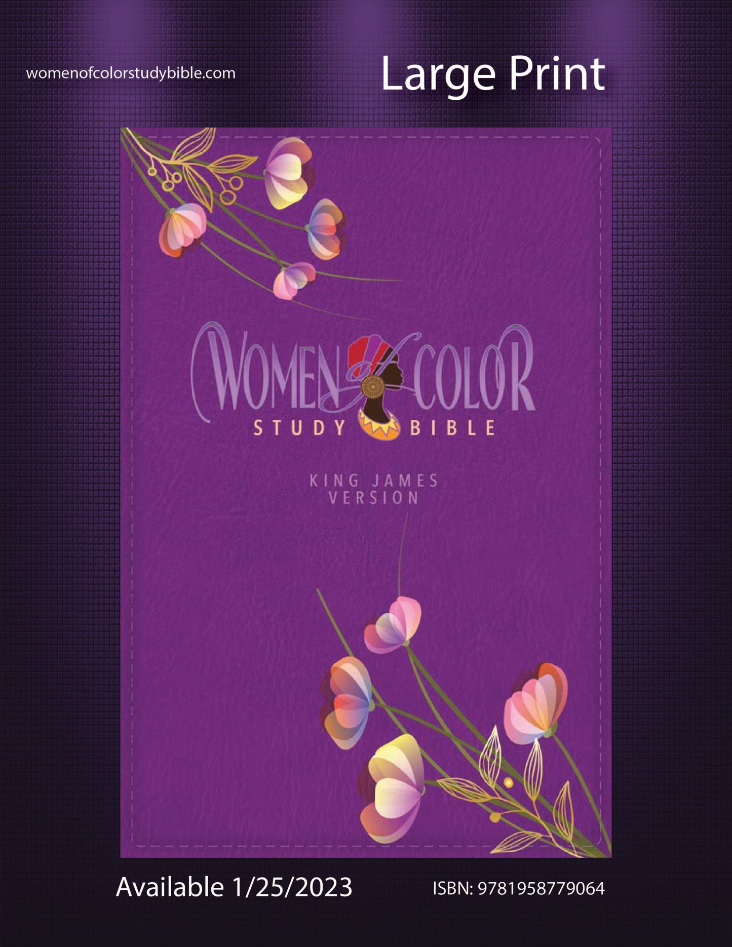 Women of Color Study Bible - Purple LuxLeather Softouch Edition