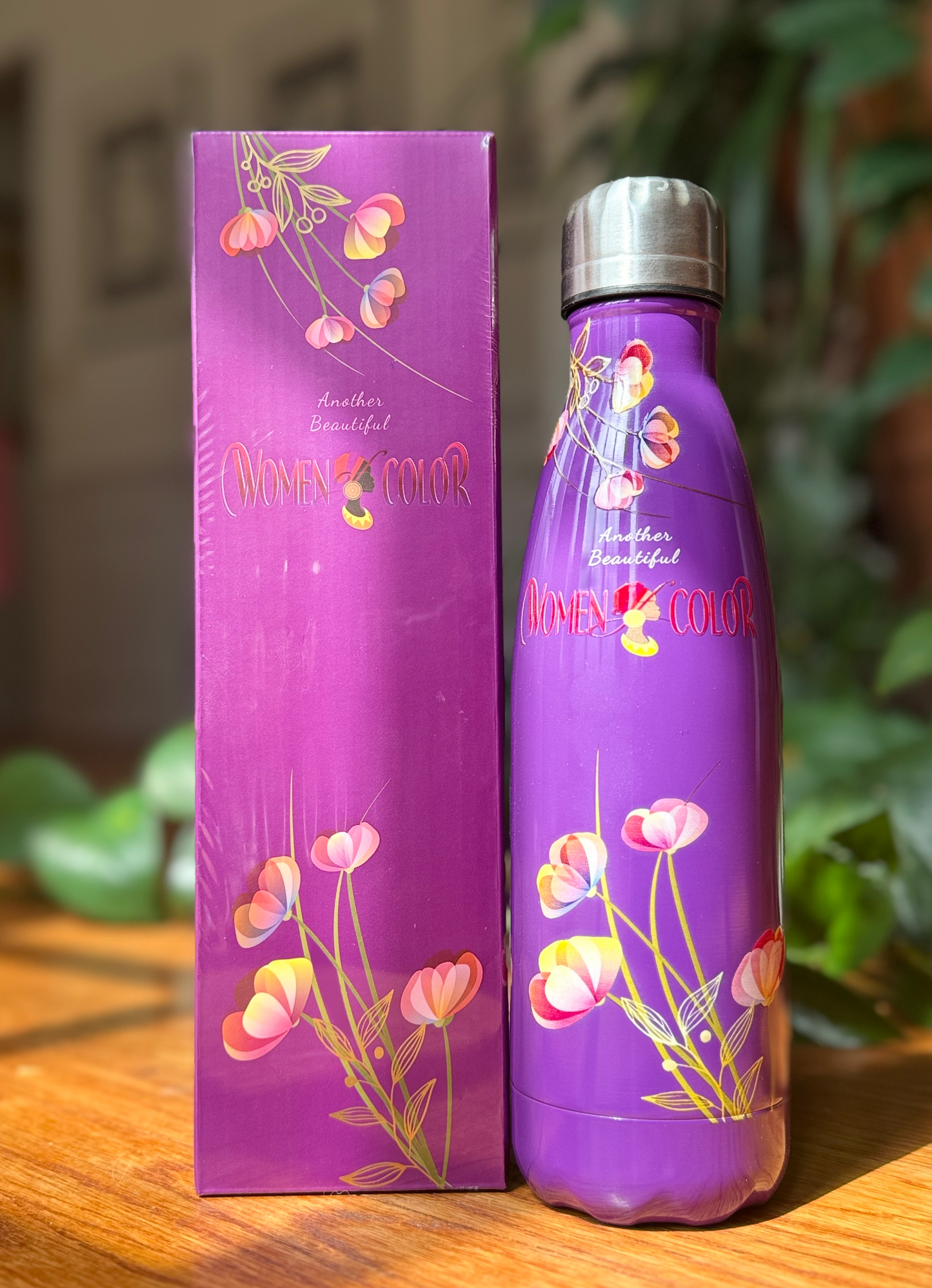 Women of Color Purple Water Bottle x 48